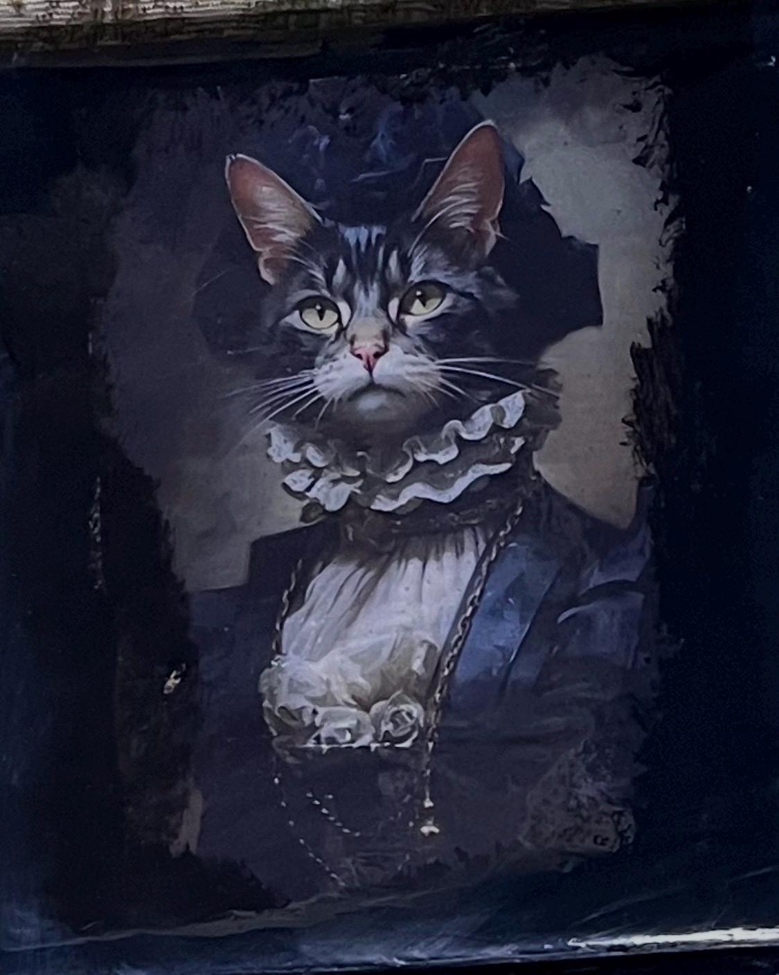 Sophisticated Cat Portraits Drink Coasters