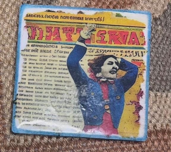 Circus theme drink coasters