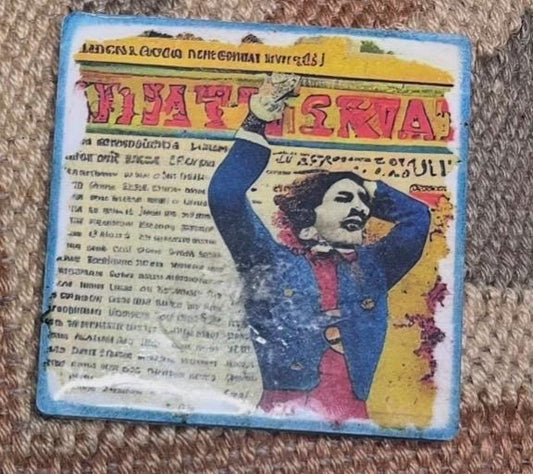 Circus theme drink coasters