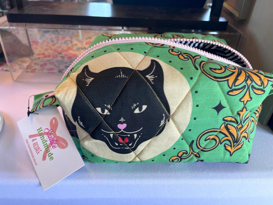 Black Cat Make up bag